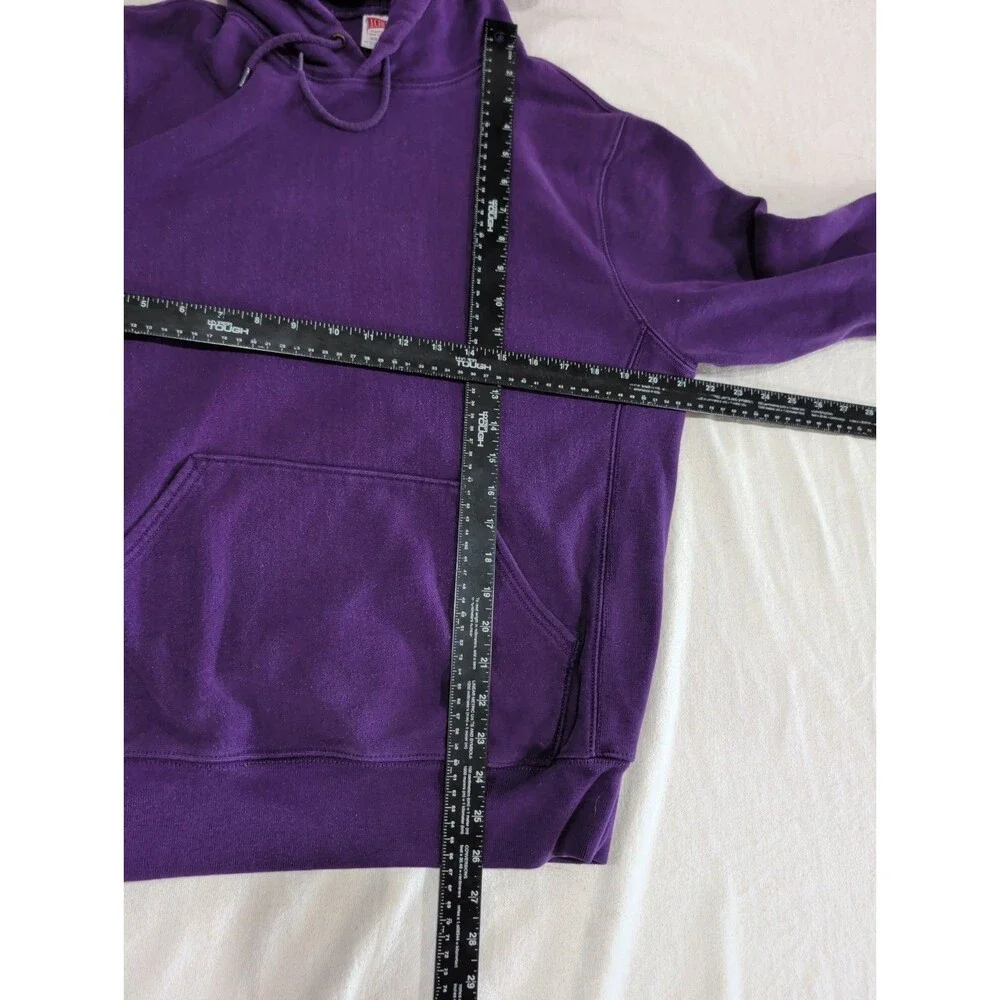 J.Crew Sportswear Purple Hoodie Adult Size Medium Cotton Blend Pullover